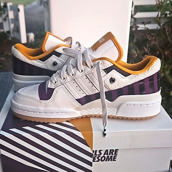 ADIDAS FORUM LOW GIRLS ARE AWESOME limited edition 2021 Womens 8 sneakers NEW - Picture 3 of 16